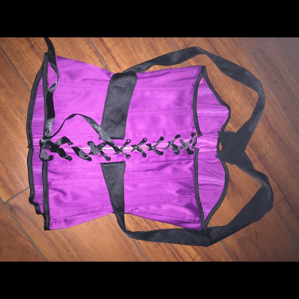 Purple corset